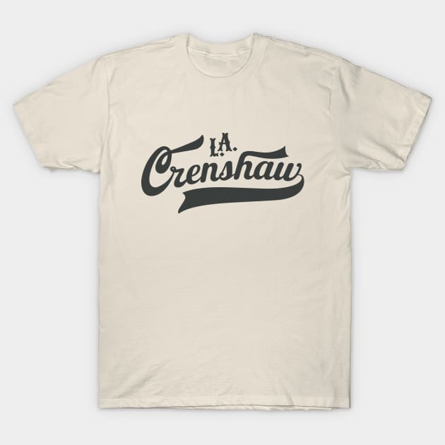 Los Angeles Crenshaw classic - Crenshaw LA - L.A. Crenshaw Logo T-Shirt by Boogosh